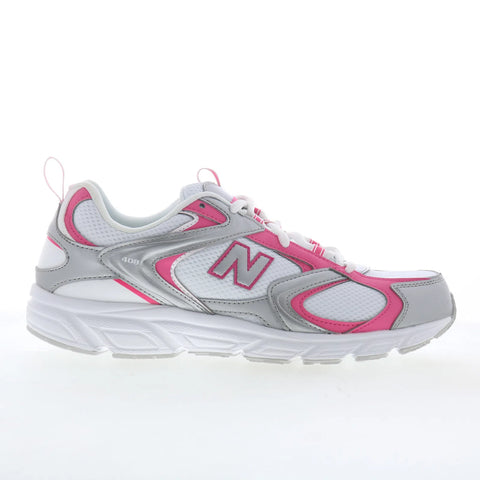 New Balance ML408 ML408NP Mens Silver Leather Lifestyle Sneakers Shoes