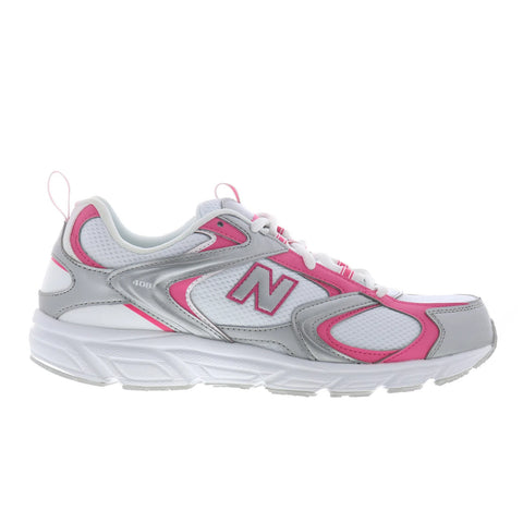 New Balance ML408 ML408NP Mens Silver Leather Lifestyle Sneakers Shoes