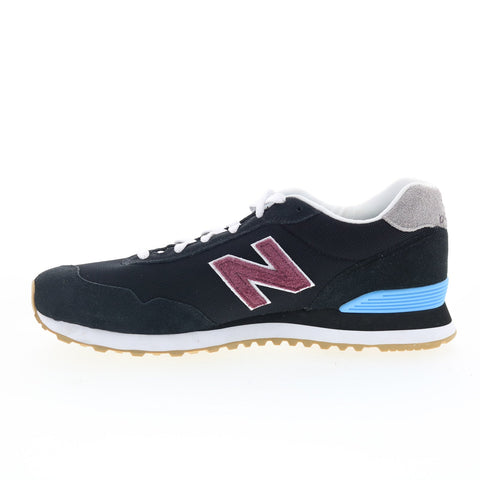 New Balance 515v3 ML515BU3 Mens Black Suede Lifestyle Sneakers Shoes