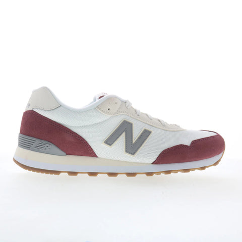 New Balance 515 ML515TWT Mens Red Suede Lifestyle Sneakers Shoes