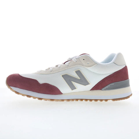 New Balance 515 ML515TWT Mens Red Suede Lifestyle Sneakers Shoes