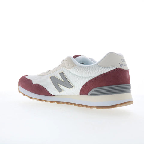 New Balance 515 ML515TWT Mens Red Suede Lifestyle Sneakers Shoes