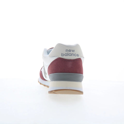 New Balance 515 ML515TWT Mens Red Suede Lifestyle Sneakers Shoes