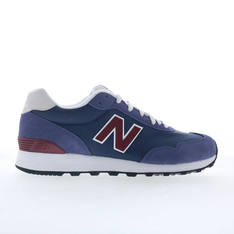 New Balance 515 ML515WNV Mens Blue Leather Lifestyle Sneakers Shoes