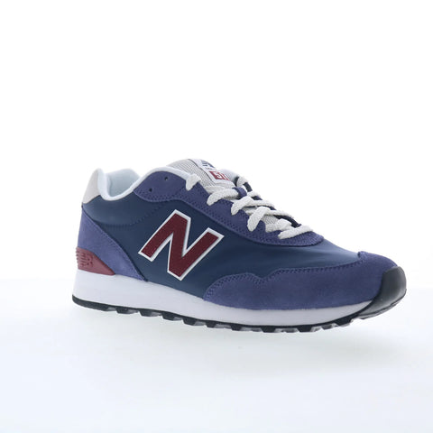 New Balance 515 ML515WNV Mens Blue Leather Lifestyle Sneakers Shoes