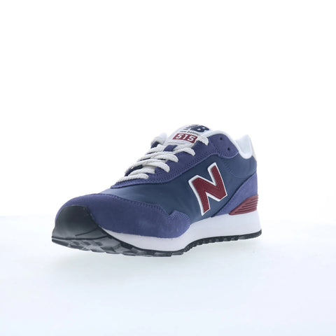 New Balance 515 ML515WNV Mens Blue Leather Lifestyle Sneakers Shoes