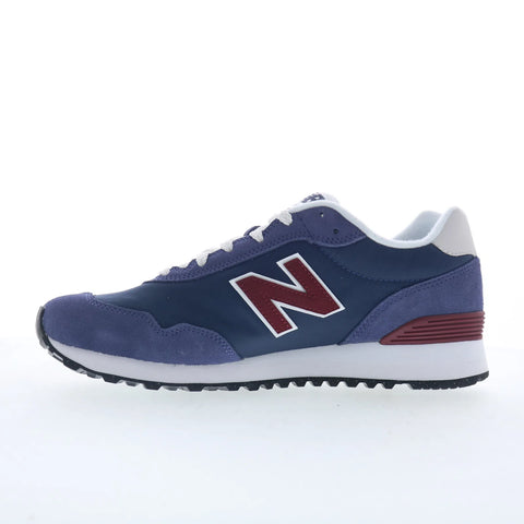 New Balance 515 ML515WNV Mens Blue Leather Lifestyle Sneakers Shoes