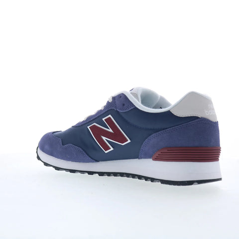 New Balance 515 ML515WNV Mens Blue Leather Lifestyle Sneakers Shoes