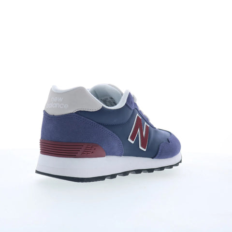 New Balance 515 ML515WNV Mens Blue Leather Lifestyle Sneakers Shoes