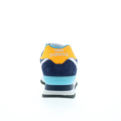 New Balance 574 ML574DU2 Mens Blue Suede Lace Up Lifestyle 