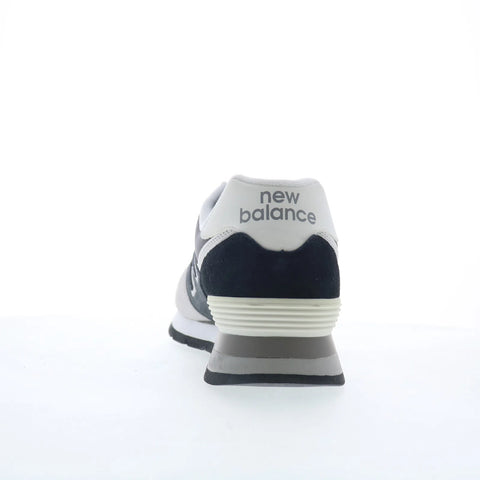 New Balance 574 Rugged ML574DWA Mens Gray Suede Lifestyle Sneakers Shoes