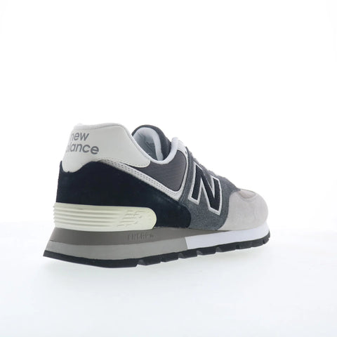 New Balance 574 Rugged ML574DWA Mens Gray Suede Lifestyle Sneakers Shoes