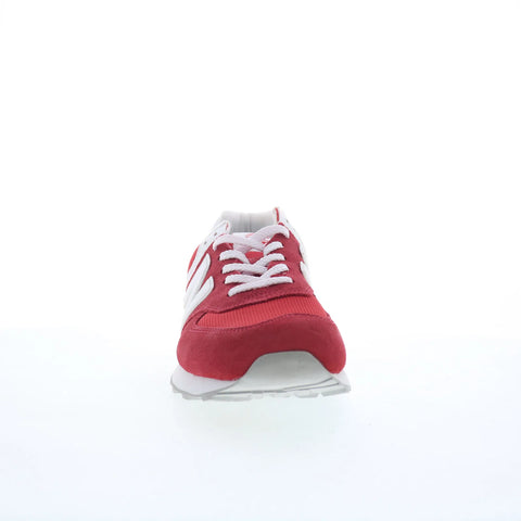 New Balance 574 ML574PI2 Mens Red Suede Lace Up Lifestyle Sneakers Shoes
