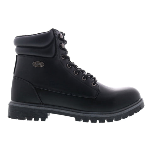 Lugz Nile HI MNILEHV-0761 Mens Black Synthetic Lace Up Casual Dress Boots