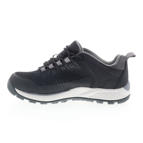 Propet Vestrio MOA042M Mens Black Leather Lace Up Lifetsyle Sneakers Shoes
