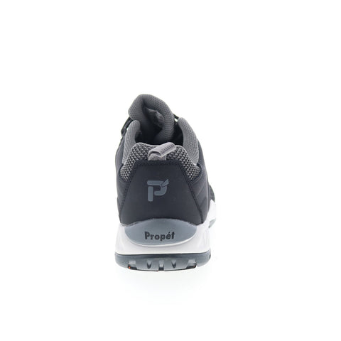 Propet Vestrio MOA042M Mens Black Leather Lace Up Lifetsyle Sneakers Shoes