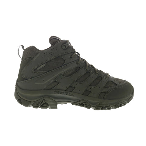 Merrell Moab 3 Mid Tactical WP J004113 Mens Green Leather Tactical Boots