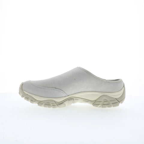 Merrell Moab Retro Slide 1 TRL J005308 Womens Gray Suede Clog Flats Shoes