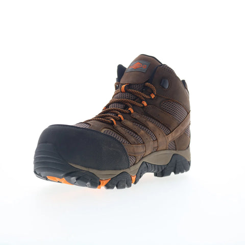 Merrell Moab Vertex Mid WP Composite Toe Mens Brown Wide Work & Safety Boots