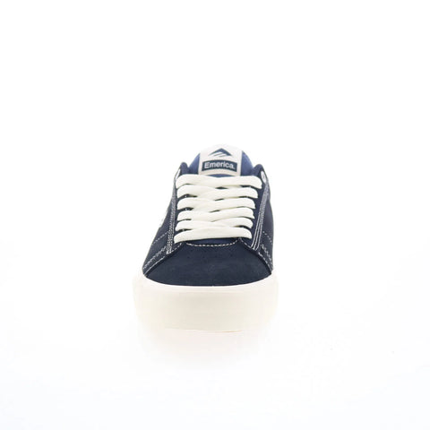 Emerica Moca 6101000160401 Mens Blue Suede Skate Inspired Sneakers Shoes