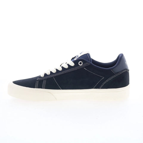 Emerica Moca 6101000160401 Mens Blue Suede Skate Inspired Sneakers Shoes