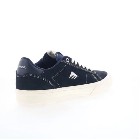 Emerica Moca 6101000160401 Mens Blue Suede Skate Inspired Sneakers Shoes