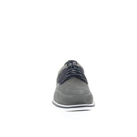 Studio Belvedere Modena Mens Gray Leather Oxfords & Lace Ups Casual Shoes
