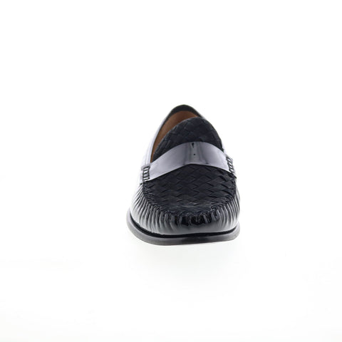 Robert Zur Monaco Penny Mens Black Leather Loafers & Slip Ons Penny Shoes