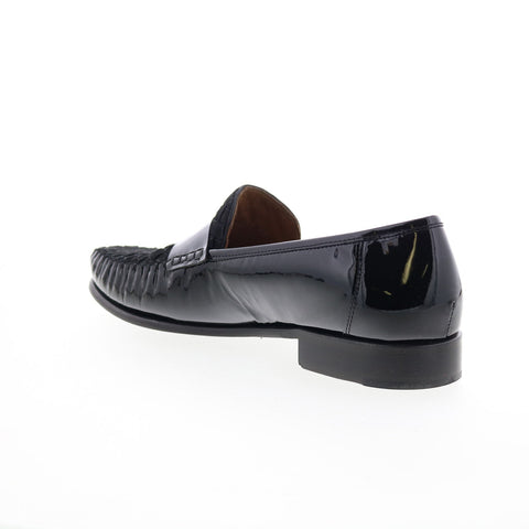 Robert Zur Monaco Penny Mens Black Leather Loafers & Slip Ons Penny Shoes