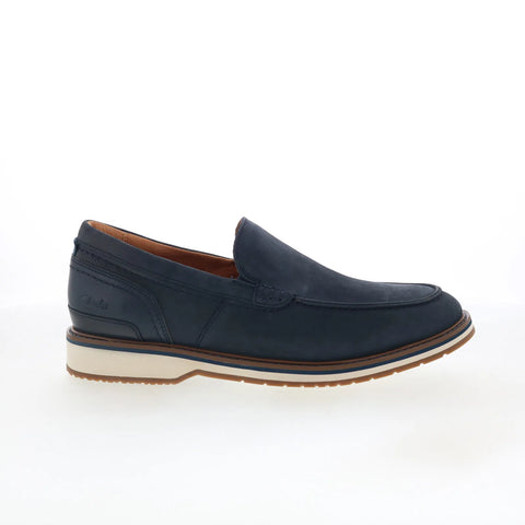 Clarks Monahan Step 26181377 Mens Blue Loafers & Slip Ons Casual Shoes