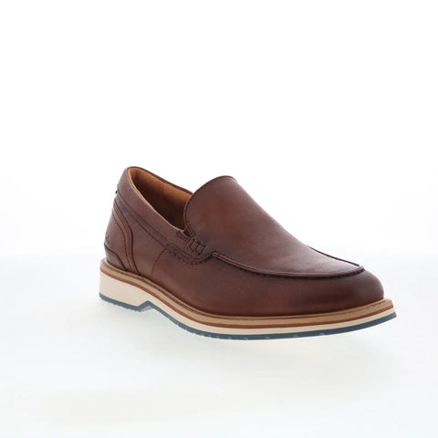 Clarks Monahan Step 26181378 Mens Brown Loafers & Slip Ons Casual Shoes