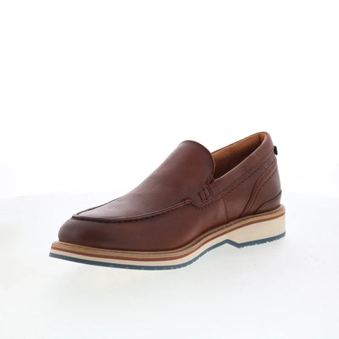 Clarks Monahan Step 26181378 Mens Brown Loafers & Slip Ons Casual Shoes