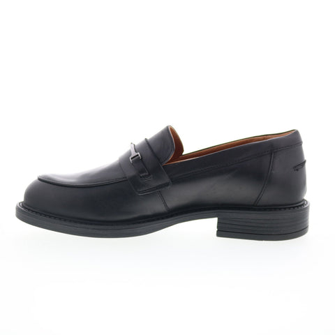 Miz Mooz Monnie Womens Black Leather Loafers & Slip Ons Casual Shoes