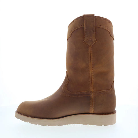 Rocky MonoCrepe Wedge 11" WP Work Boots Mens Brown Wide Work & Safety Boots