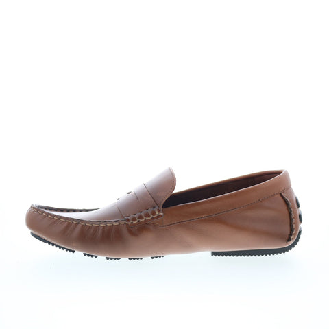 Studio Belvedere Monte Carlo Mens Brown Loafers & Slip Ons Moccasin Shoes