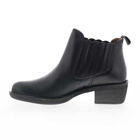 Fly London Moof MOOF103FLY-000 Womens Black Leather Ankle & Booties Boots