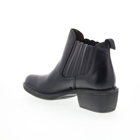 Fly London Moof MOOF103FLY-000 Womens Black Leather Ankle & Booties Boots