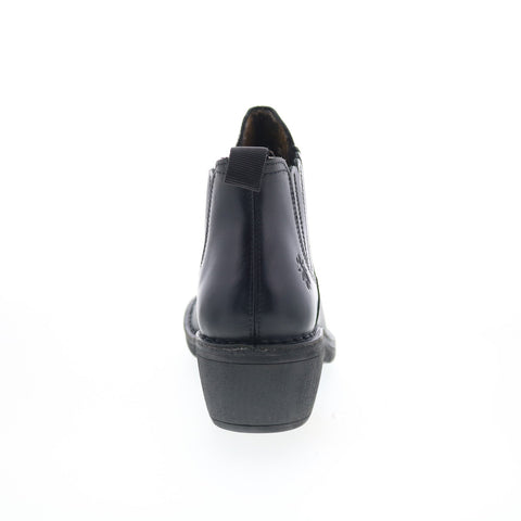 Fly London Moof MOOF103FLY-000 Womens Black Leather Ankle & Booties Boots