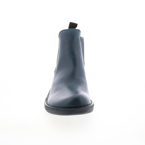 Fly London Moof MOOF103FLY-005 Womens Blue Leather Ankle & Booties Boots