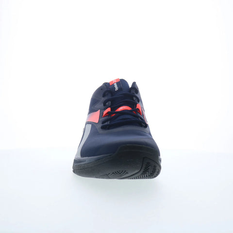 Reebok More Buckets Mens Blue Mesh Lace Up Athletic Basketball Shoes