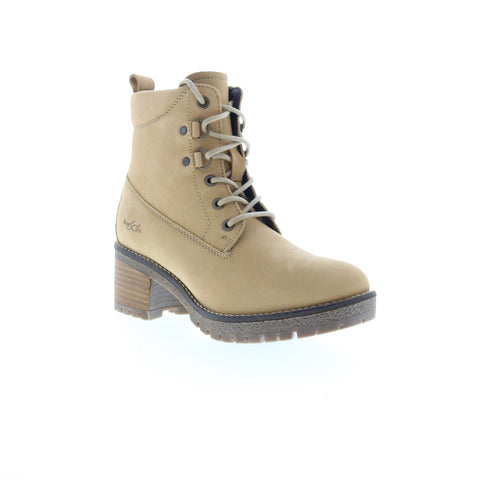 Bos. & Co. Morel Womens Brown Nubuck Lace Up Ankle & Booties Boots