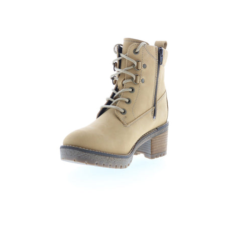 Bos. & Co. Morel Womens Brown Nubuck Lace Up Ankle & Booties Boots