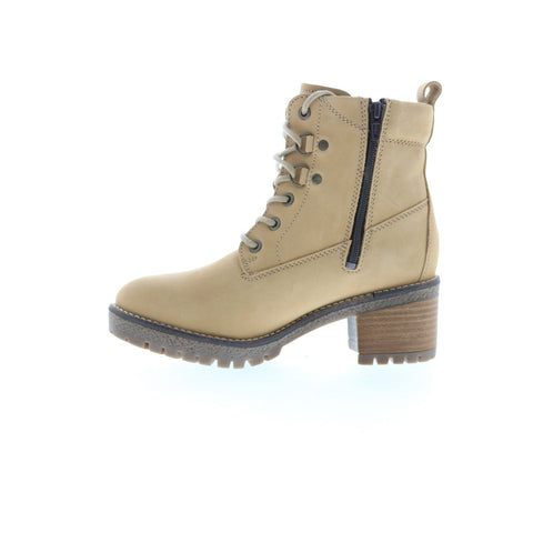 Bos. & Co. Morel Womens Brown Nubuck Lace Up Ankle & Booties Boots