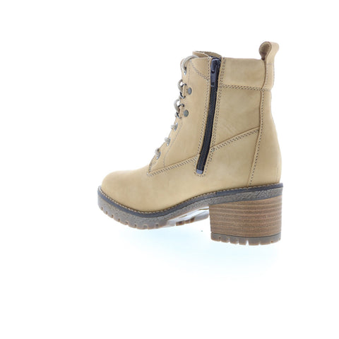 Bos. & Co. Morel Womens Brown Nubuck Lace Up Ankle & Booties Boots