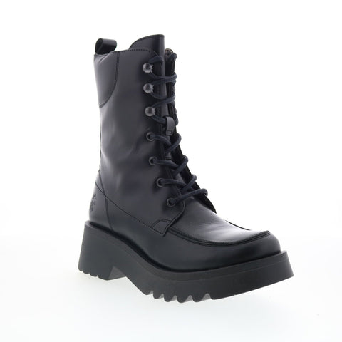 Fly London Mori MORI990FLY-000 Womens Black Leather Casual Dress Boots