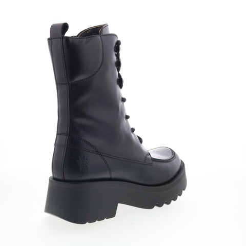 Fly London Mori MORI990FLY-000 Womens Black Leather Casual Dress Boots