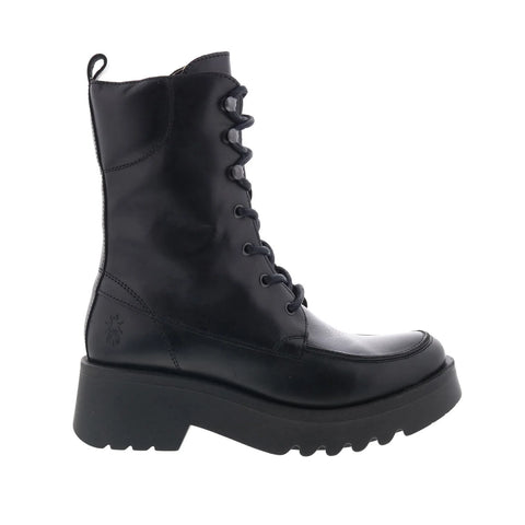 Fly London Mori MORI990FLY-000 Womens Black Leather Casual Dress Boots