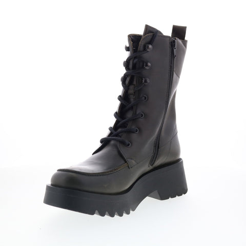 Fly London Mori MORI990FLY-002 Womens Black Leather Casual Dress Boots