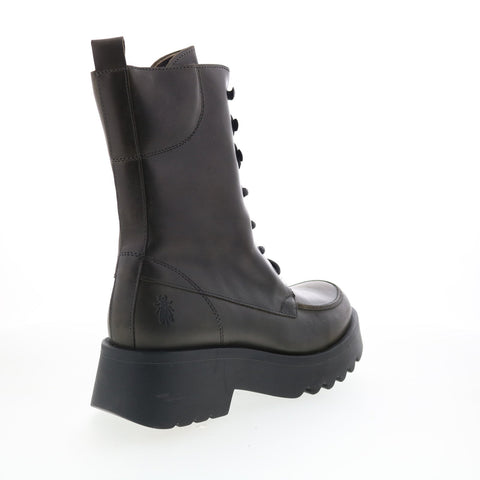 Fly London Mori MORI990FLY-002 Womens Black Leather Casual Dress Boots