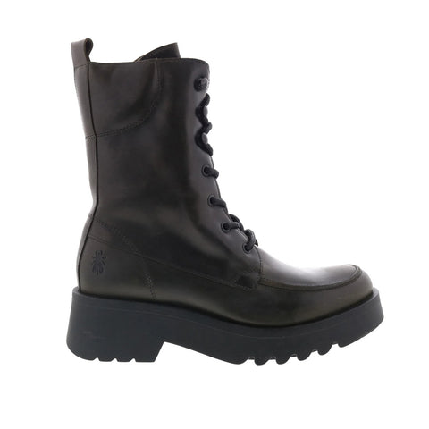 Fly London Mori MORI990FLY-002 Womens Black Leather Casual Dress Boots